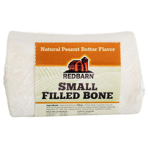 Redbarn Natural Peanut Butter Flavor Filled Bone For Dogs