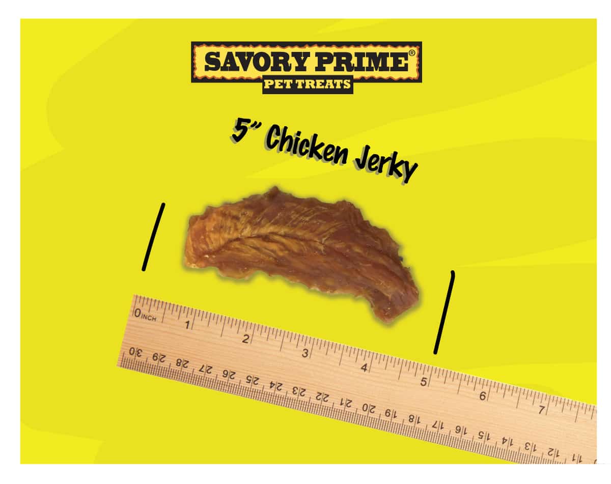 Savory Prime Natural Chicken Jerky Treats for Dogs