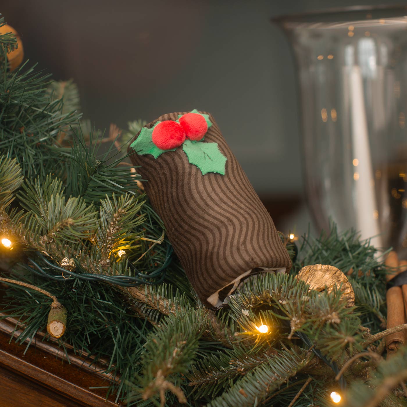 P.L.A.Y. Christmas Yule Log