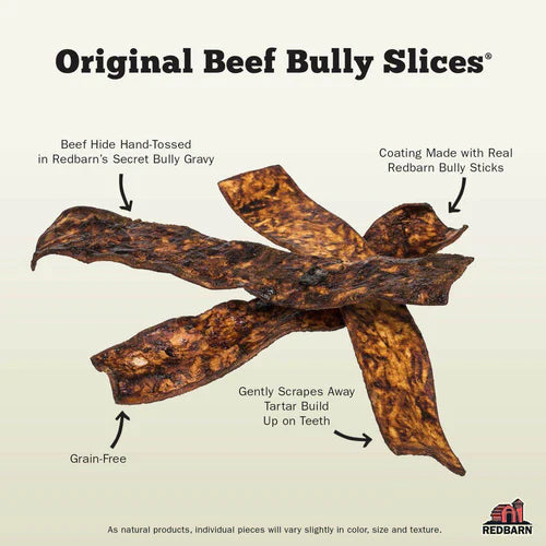 Redbarn Naturals Grain Free Beef Bully Slices Dog Treats